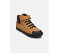 Geox J Gisli Boy F, Scarpe da Ginnastica, Dk Yellow Black, 37 EU