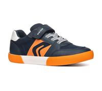 Geox J GISLI Boy D - Scarpe da Ginnastica Bambino, Navy/Orange,