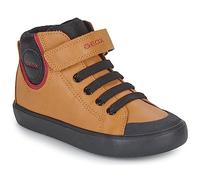 Geox J Gisli Boy F, Scarpe da Ginnastica, Dk Yellow Black, 37 EU