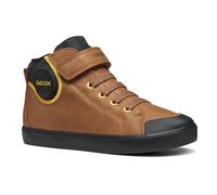 Geox J Gisli Boy, Scarpe da Ginnastica, Marrone e Nero, 32 EU