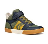 Geox J GISLI Boy Sneaker, Military/Navy, 33 EU, Military Navy, 33 EU