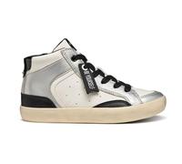Geox J Gisli Girl, Scarpe da Ginnastica, Bianco, 30 EU