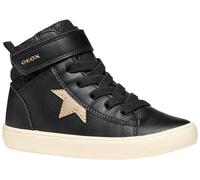 Geox J Gisli Girl, Scarpe da Ginnastica, Champagne Nero, 29 EU