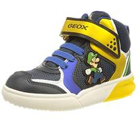 Geox J Grayjay Boy D, Sneakers Bambini e ragazzi, Rosso/Giallo (Royal/Yellow), 26 EU