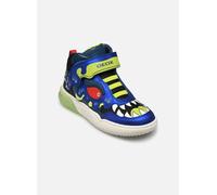 Geox J Grayjay Boy, Scarpe da Ginnastica, Royal Lime, 33 EU