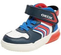 Geox J Grayjay Boy, Scarpe da Ginnastica, Navy Red, 25 EU