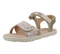 Geox J Haiti Girl Sandal, LT Gold, 28 EU