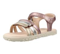 Geox J Haiti Girl Sandal, Old Rose/Gold, 35 EU