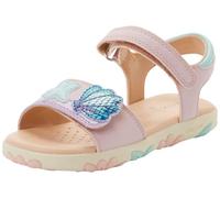 Geox J Haiti Girl Sandal, Rosa/Lilac, 26 EU