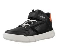 Geox J Hyroo Boy A, Scarpe da Ginnastica, Nero Arancione, 35 EU