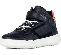 Geox J Hyroo Boy A, Scarpe da Ginnastica Uomo, Nero Arancio, 37 EU
