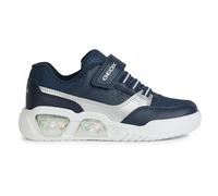 Geox J Illuminus Boy C, Scarpe da Ginnastica, Navy Silver, 30 EU