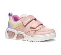 Geox J ILLUMINUS Girl A - Scarpe da Ginnastica Bambina, Pink/Multicolor,