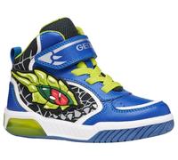 Geox J INEK BOY A Scarpe da Ginnastica, Bambino, Blu, 28 EU