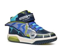 Geox J INEK Boy B, Scarpe da Ginnastica, Navy/Royal, 33 EU
