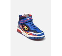 Geox J Inek Boy, Scarpe da ginnastica Bambini e ragazzi, Rosso (Royal/Red), 34 EU