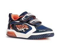 Geox J Inek Boy, Scarpe da ginnastica Bambini e ragazzi, Blu (Navy/Orange), 30 EU