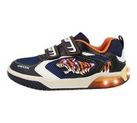 Geox J Inek Boy, Scarpe da ginnastica Bambini e ragazzi, Blu (Navy/Orange), 33 EU