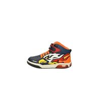 Geox J Inek Boy, Scarpe da ginnastica Bambini e ragazzi, Blu (Navy/Orange), 33 EU