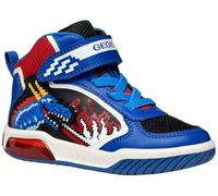 Geox J INEK Boy Sneaker, Royal/Red, 33 EU, Royal Red, 33 EU
