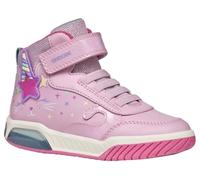 Geox J INEK Girl B, Scarpe da Ginnastica, Pink/Multicolor, 24 EU