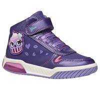 Geox J INEK Girl C - Scarpe da Ginnastica, Violet/Fuchsia,