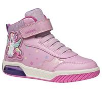 Geox J INEK Girl Sneaker, Pink/Multicolor, 33 EU, Rosa Multicolore, 33 EU