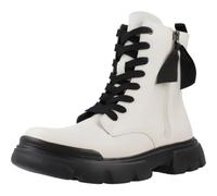 Geox J JUNETTE GIRL G - Stivaletto, LT IVORY/BLACK,