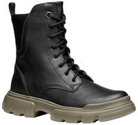 Geox J Junette Girl, Stivale alla Caviglia, Nero, 38 EU