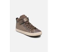 Geox J KALISPERA GIRL, Sneakers Bambine e ragazze, Grigio Smoke Grey, 34 EU