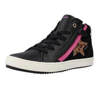 Geox J Kalispera Girl A, Sneakers Bambine e ragazze, Nero/Rosa (Black/Fuchsia), 38 EU
