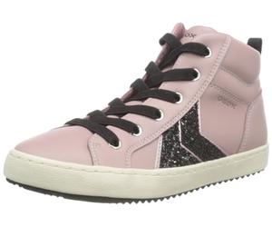 Geox J Kalispera Girl B, Scarpe da Ginnastica Donna, Multicolore (Antique Rose Black), 38 EU