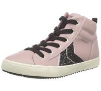 Geox J Kalispera Girl B, Sneaker da Ragazza, Rosa Antica Nero, 7 UK