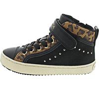 Geox J Kalispera Girl I, Scarpe da Ginnastica Bambine e ragazze, Black Whisky, 28 EU
