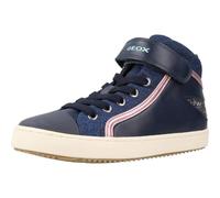 Geox J Kalispera Girl M, Scarpe da Ginnastica, Blu (Navy Dk Silver), 24 EU