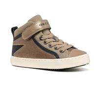 Geox J Kalispera Girl, Scarpe da Ginnastica, Beige Nero, 30 EU