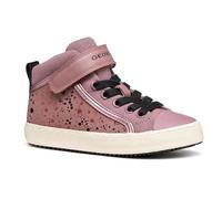 Geox J Kalispera Girl, Scarpe da Ginnastica, Dk Rose Black, 24 EU