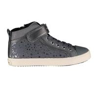 Geox J Kalispera Girl, Scarpe da Ginnastica, Grigio Scuro, 24 EU