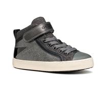 Geox J Kalispera Girl Sneaker, Grafite/Nero, 32 EU, Nero Grafite, 32 EU