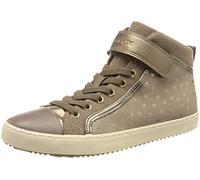 Geox J KALISPERA GIRL, Sneakers Bambine e ragazze, Grigio Smoke Grey, 33 EU