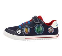 Geox J Kilwi Boy, Scarpe da Ginnastica, Marina Rossa, 24 EU