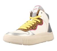 Geox J Laquinny Girl, Scarpe da Ginnastica, Bianco Fucsia, 30 EU