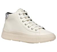 Geox J LAQUINNY Girl F, Scarpe da Ginnastica, Bianco Sporco, 39 EU