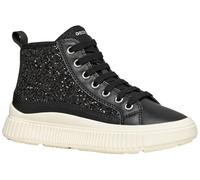 Geox J LAQUINNY Girl Sneaker, Nero, 35 EU, Nero, 35 EU