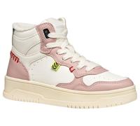 Geox J Lestrella Girl, Scarpe da Ginnastica, Rosa Bianca, 32 EU