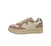 Geox J Lestrella Girl, Scarpe da Ginnastica, Rosa Bianca, 35 EU