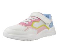 Geox J Loftus Girl B Basket, Bianco/Rosa, 31 EU