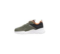 Geox J Loftus Boy C - Scarpe da Ginnastica Bambino, Military/Black,