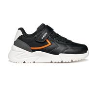 Geox J Loftus Boy, Scarpe da Ginnastica, Nero Arancio, 37 EU