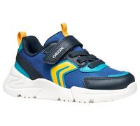 Geox J Loftus Boy, Scarpe da Ginnastica, Blu-Royal Navy, 35 EU